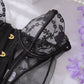 Vera Black Corset Set