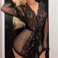 LunaVelora Vespera Lace Robe Sabahlık