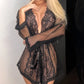 LunaVelora Vespera Lace Robe Sabahlık